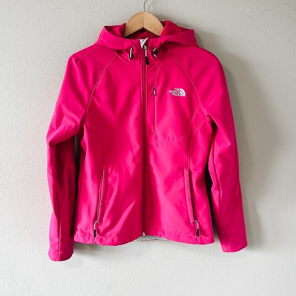 The North Face Jackets & Blazers - The North Face Women's Pink Hooded Zip Up Jacket Medium